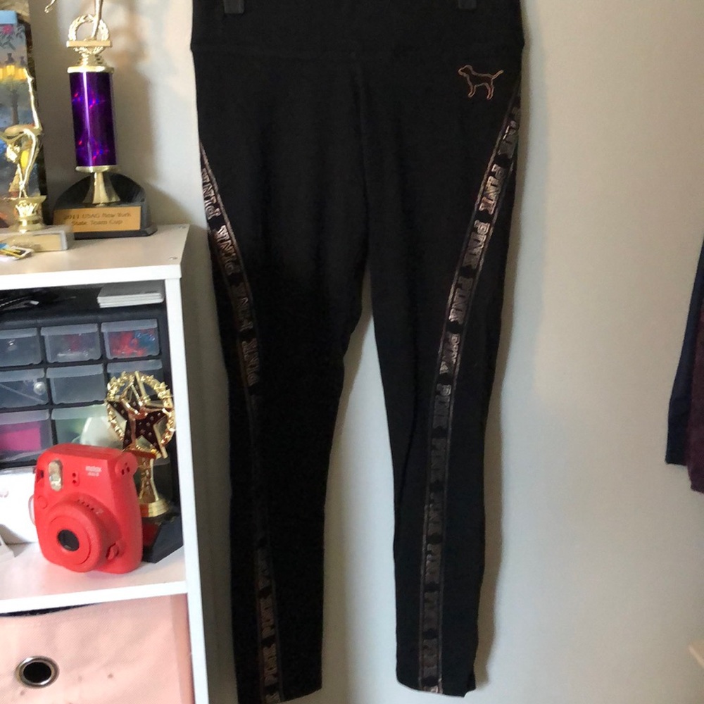 PINK Rose Gold Leggings